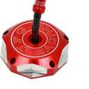 JFG RACING ATV Gas Cap Fuel Tank Cap CNC for TRX 400EX TRX400EX Sportrax 400 1999-2014 TRX450R 2004-2009 TRX700XX 2008-2009 ATV Red