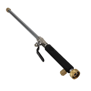 High Pressure Power Washer wand, Hydro Jet Water Hose Nozzle,Watering Sprayer Cleaning Tool, Wand Lance for Gutter Patio Car Pet Window Glass Black