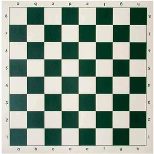 Tournament Roll Up Chess Board, Tournament Chess Mat Vinyl Portable International Chessboard, Non Slip and Waterproof Surface for Travel/Clubs (Chessboard only, 42cm/17inch)