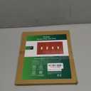 2-Pack Quad Toggle Light Switch Cover Plate, Wood Grain Decorative Switch Plate Covers, Natural Bamboo Fiber 4 Gang Wall Plate, Corrosion Resistant