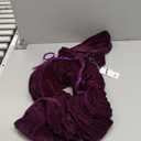 BIGXIAN Long Hooded Cloak Velvet Cape Witch Costume Halloween Costumes for Women Men (Purple)