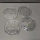 4PCS 6 inch Small Lazy Susan Turntable Clear Acrylic Lazy Susan Mini Acrylic Ball Bearing Rotating Tray for Spice Rack Table Cake Kitchen Pantry Decorating