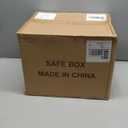 Goldenkey Luxury Jewelry Safe with Fingerprint&Keypad Lock, Document Safe Box with Soft Velvet Lining, Removable Shelf, High Security for Home Office, Hotel, 1.2 Cu.Ft.