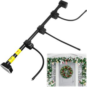 Garland Hanger for Front Door Frame, Adjustable 30- 67 Heavy-Duty Garland Holder for Door Frame Christmas & Halloween Decorations for Wreaths, Lights & More No Screws.30 -40