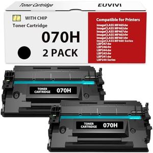 070H Toner Cartridge Replacement Compatible for Canon 070H 070 Toner Cartridge for imageCLASS MF465dw MF462dw LBP246dw LBP247dw Printer (2 Pack)