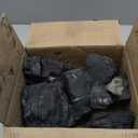 Unocho Fish Tanks Stone 20lb Natural Black Rocks for Aquariums Paludarium Decorative Aquascaping Stone for Reptile Terrariums Bonsai Gardens Indoor Outdoor(3"-9"-8pcs)