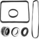 2 x Super Pump Seal Replacement for Hayward Go Kit 3. All 3 Gaskets & Shaft Seal. Fits All SP1600, SP2600 in Regular, X, VSP Models. SPX1600TRA SP1600Z2 PS-201