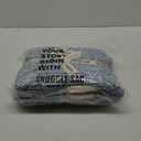 Snuggle Sac Heather Blue Throw Blanket for Couch, Oversized Throw XL Super Soft Warm Blankets Cozy Knit Fuzzy Lightweight Throws for Sofa, Bed, Camping, Picnic, Heather Blue, 50x70 inches