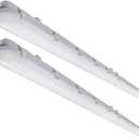 kadision 8FT LED Vapor Tight Light Fixture, 90W/70W/50W Wattage Selectable, 11700lm Dimmable 5000K 120-277V IP65, Vapor Proof LED Shop Lights for Garage Car Wash, ETL Listed (2 Pack)