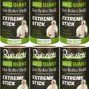 4.6 inch Lint Roller Refills Compatible with Evercare Giant Lint Rollers and T Handle Pet Hair Roller Extreme Stick 90 Sheets Each Refill Roll (Pack of 6, 540 Sheets Total)