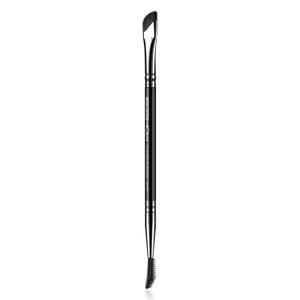 EIGSHOW Dual-Ended Precision Eyebrow Brush and Comb for Eyeliner Lining, Sculpting Brows, Professional Eye Makeup Tools (D109) (Black)