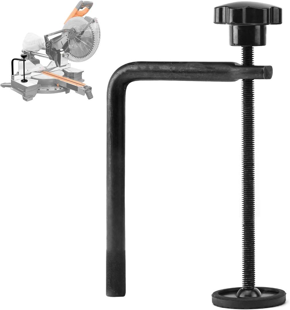 089041028711 Miter Saw Work Clamp Compatible with Ridgid Work Clamp Miter Saw R4210 (10"), R4221 (12") and R4222 (12")