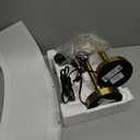 Oneach Modern Gold Brass Table Lamp Set of 2 for Bedroom Living Room 19.5'' Traditional Bedside Desk Nightstand Buffet Candlestick Samll Lamps with White Drum Shade