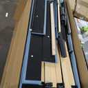 VECELO King Size Bed Frame with 4 Storage Drawers, Adjustable Height Headboard, Heavy-Duty Platform Bedframe with Strong Wooden Slats, No Box Spring Needed, Pure White