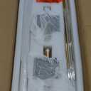 2-Light Modern Brushed Titanium Gold Wall Sconce with Clear Glass Crystal Luxury Wall Light Fixtures for Bedroom Living Room Bathroom Vanity Mirror Light Fixtures Set of 2