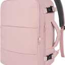 Taygeer Travel Backpack for Women, Carry On Backpack with USB Charging Port & Shoe Pouch, TSA 15.6inch Laptop Mochila Flight Approved, Nurse Bag Casual Daypack for Weekender Business Hiking, Pink