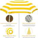 Water Table Umbrella,Kids Beach Umbrella & Picnic Table Shade,Ideal for Sand Play,Camping,Beach Trips,and Garden Fun.Lightweight Yet Durable