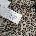 SHENHE Women's Leopard Print Halter Crop Top Y2K Print Ruffle Slim Fitted Asymmetrical T Shirts, XS