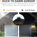 14.5 Dusk to Dawn Barn Lights Outdoor, Large Vintage Waterproof Gooseneck Wall Sconce, Outdoor Light Fixtures Wall Mount for Doorway Garage Patio, E26 Base 2PCS, 14.5in
