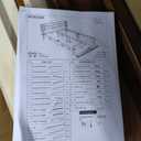 Queen Size Bed Frame, Malaysian Oak Bed Frame with Ladder Headboard, Solid Wood Bed Frames with Elevated Bed Legs, No Box Spring Needed, Noise-Free, Queen Size, Antique Espresso