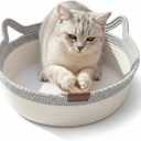 Instinct Basket for Cats - Stimuli Handwoven Cotton Rope Enrichment Bed