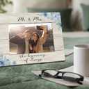 Orchroma Mr and Mrs Engagement Picture Frame,Wedding Gifts for Couples Newlyweds Bride Groom,Bridal Shower Gifts,Wedding Photo Frame 5x7