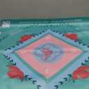 YOMEYOT Mahjong Mat for Table Noise Reduction Non Slip Mahjong Table Mat for Playing Card, Mahjong,Poker,Board Games 31.5"x31.5" Size Green