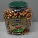 Utz Sourdough Specials Pretzels, Original, 63 oz. Barrel, Classic Pretzel Knot with Rich Sourdough Flavor, Resealable Container, Tasty Party Snack with Zero Cholesterol (63 Ounce (Pack of 1))