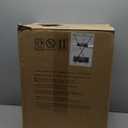 iTouchless 13 Gallon Oval Sensor Trash Can with Odor Filter, Automatic Motion Sensor Kitchen Bin, Soft-Close Stainless Steel, Slim Curved Wastebasket for Narrow Walkways & Islands, Matte Silver (Light Silver, Black)