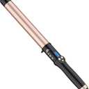 1 1/4 Inch Curling Wand Ceramic Long Barrel,1.25 Inch Curling Wand Iron for Long Hair,Dual Voltage Hair Curling Wand
