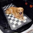 Pet Couch Covers for Sofa Protector for Dogs Washable Backseat Pet Bed Mat Dog Bed Non-Slip Travel Pet Mat Fit (Gray+White, for Cars/SUV/Small Truck (54"24.8"))