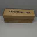 4ft Lighted Silver Artificial Christmas Tree with Lights,Snowy Artificial Xmas Tree, Not Pre-lit Small Xmas Pine Tree for Home Office Party Decor (Sliver)