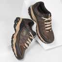 Skechers Men's Afterburn M. Fit Fashion Sneakers (8.5 X-Wide, Brown/Taupe)