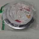 316048413 and 316048414 Stove Burner Drip Pans for Electric Stove Top - Perfectly Fit Frigidaire Kenmore Electric Range -Thickening to Prevent Bending and Rust - Include 2 x 6 in, 2 x 8 in (Chrome)