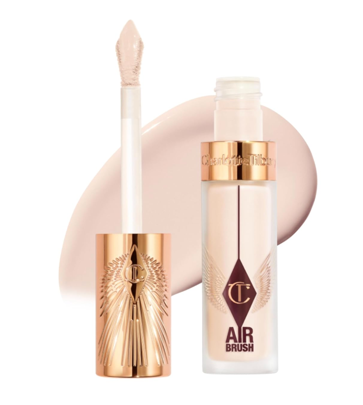 Charlotte Tilbury AIRbrush Flawless Blur Concealer  Concealer for Dark Circles, Blemishes & More  Hydrating, Full Coverage with a Natural Matte Finish  2 Fair