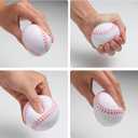 Urspasol Foam Baseballs Soft Baseballs 12 Pack with Mesh Bag 9 inch Practice Baseball Tballs Faom Balls for Kids Safe for Youth Teenager Throwing, Catching and Batting,Fielding White