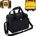 Case Compatible with DEWALT Tire Inflator (DCC020IB), Storage Bag for Car Tire Inflators, Air Compressor Portable Storage Travel Bag Car Air Pump Storage Holder (Bag Only)