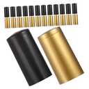GLEAVI 30Pcs Heat Shrink Capsules for Wine Bottles Elegant Bottle Seal Shrink Wraps Smooth Fit for Various Heating Tools for Wineries and Home Storage Mix Gold,Black
