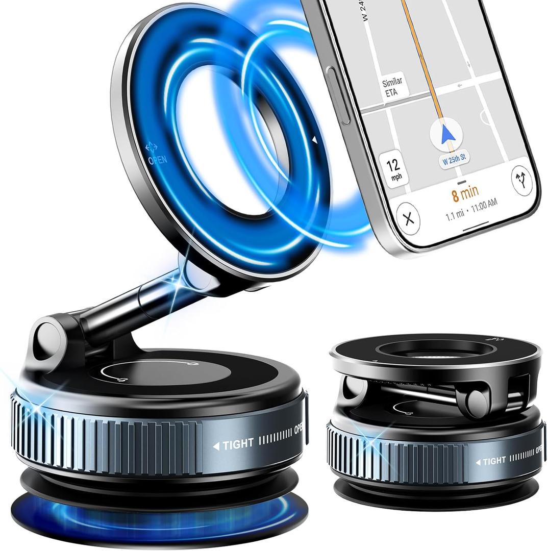 Magnetic Phone Holder for Car, 2026 Model N52 Magnets Pro, 108 LBS Ultra Strong Suction, Ideal Gift for Drivers, Perfect Present for Car Lovers, Magnetic Compatible