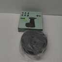 Boreeman Upgraded Folding Stool Lightweight Yet More Sturdy with Load Capacity 400lbs Portable Collapsible Stool for Camping Fishing Hiking BBQ (Black)