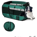 Realife Dog Enclosures Home Outdoor Fashions Portable/Collapsible/fixable, Pop Up Travel Pet Tent, 38" L x 22.5" W x 5.5" H，Green