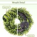 Christmas Boxwood Wreath Door Wreath 20In Large Christmas Door Wreaths for Front DoorWreath Winter Spring Summer Indoor OutdoorWreath Farmhouse Artificial Greenery Wreaths Home Decoraction
