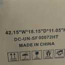 DAICO Bean Bag Chairs for Adults Giant Bean Bag Chair with Ottoman Soft Plush Beanbag Couch with Armrests Comfy Accent Chair Single Lazy Sofas with Foam for Living Room Reading Bedroom