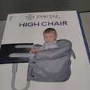 Portable Hook on High Chair for Baby & Travel Toddler from 6-36 Months  Clip on Baby Seat for Table  Fast Table Chair for Travel & Dining Including Storage Bag - Gray