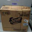 Scott 1000 Trusted Clean Toilet Paper, 32 Rolls, Septic-Safe, 1-Ply Toilet Tissue