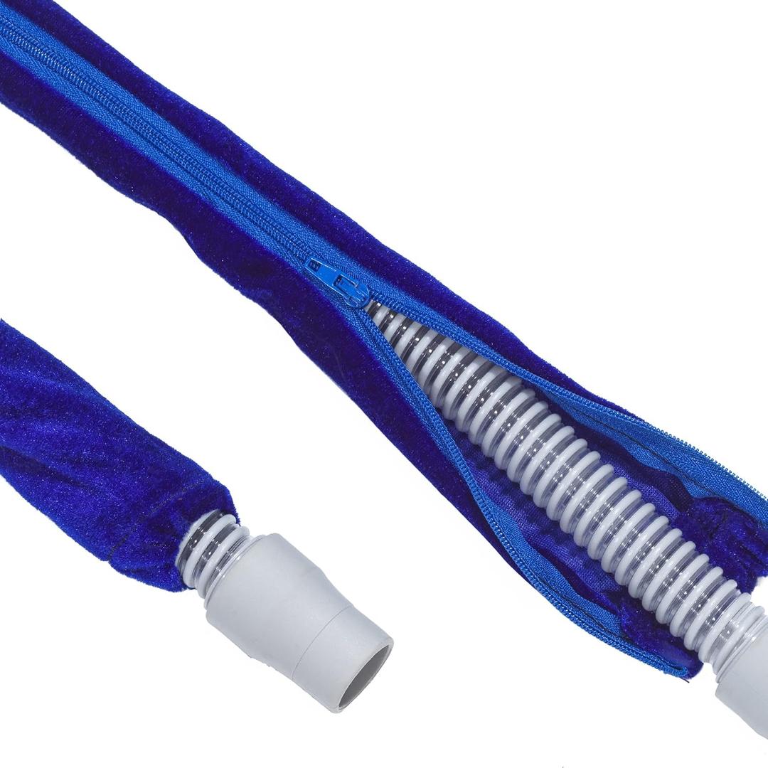 CPAP Tube Hose Cover - Wrap Fleece Skin - Full Length Zipper Cpap Hose Cover - Prevent Rainouts (8 Foot)