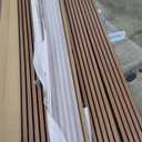 Art3d 4-Piece Wood Slat Acoustic Panels for Stylish Decor and Noise Reduction, 3D Textured Panel for Ceiling and Wall, Walnut (4Pcs - 94.5 * 7.9 inch)