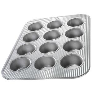 USA Pan Bakeware Muffin Pan, 12-Well, Aluminized Steel