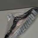 HOUSE DAY Velvet Skirt Hangers 36 Pack, Black Velvet Pant Hangers with Adjustable Clips, Space Saving Slim Shorts Hanger, Heavy Duty Non Slip Clip Hanger for Pants, Skirts, Shorts