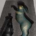 MININOVA Garden Statues Rabbit with Solar Lantern Outdoor Bunny Figurines Decorations for Patio Yard Lawn Ornaments Gifts for Birthday Easter Housewarming